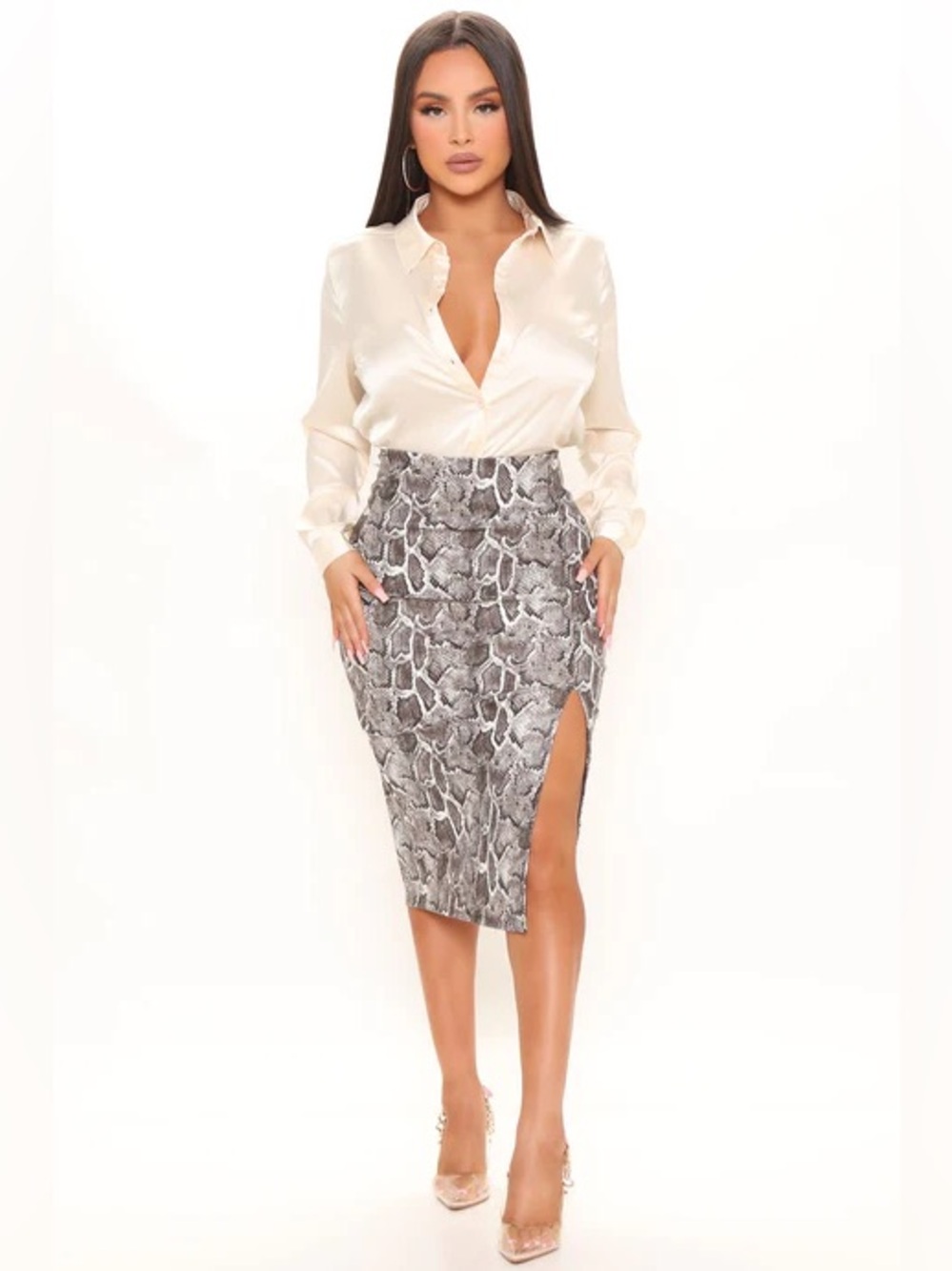 Fashion Nova Midi Skirt